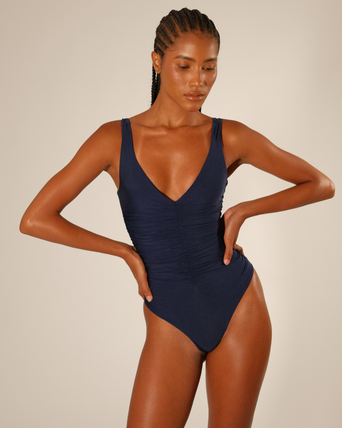 Vestido De Baño Entero Giulia Navy Encantadore