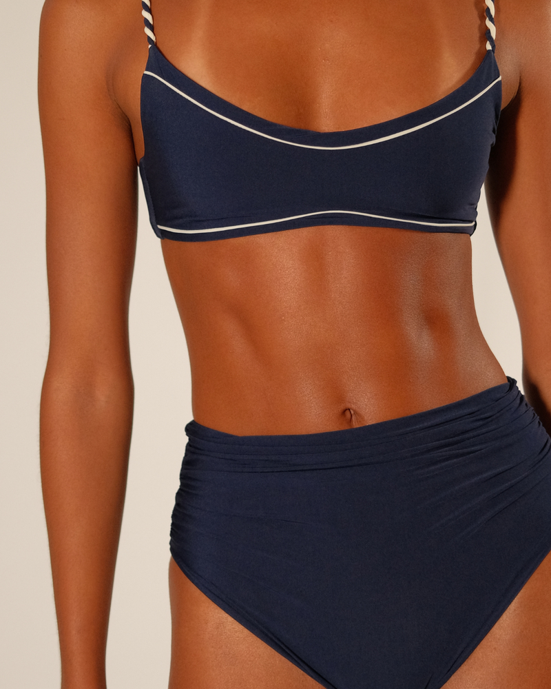 Top de Bikini Mimi Navy Encantadore