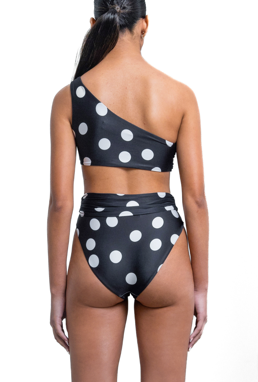 Leo Black Dots Bikini Bottom encantadore