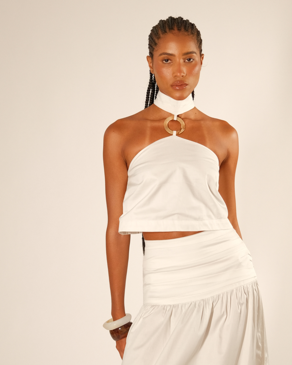 Top Dania Ivory encantadore