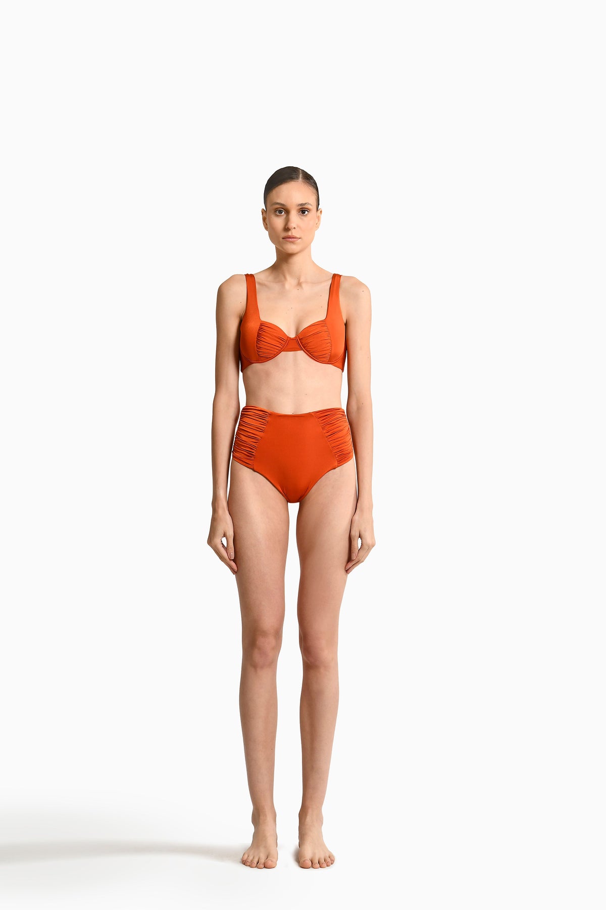 Bottom De Bikini Tali Orange encantadore