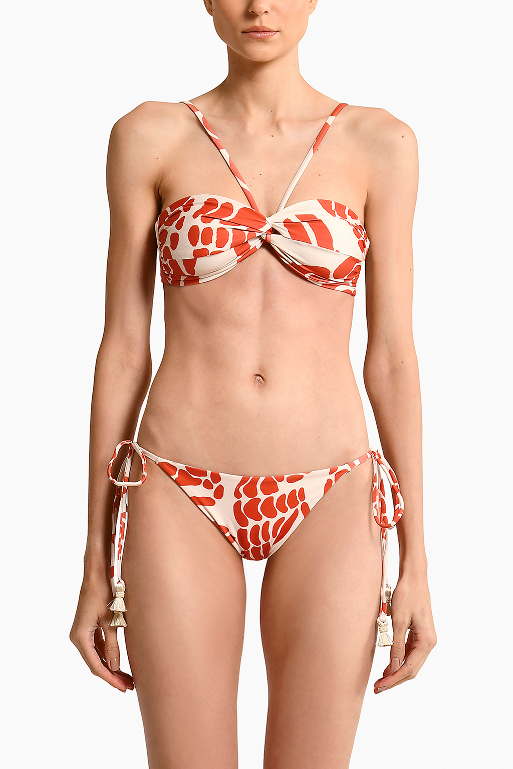 Irati Orange Mare Top encantadore