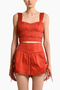 Samia Orange Blouse
