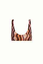 Top de Bikini Lu Star Waves Orange encantadore