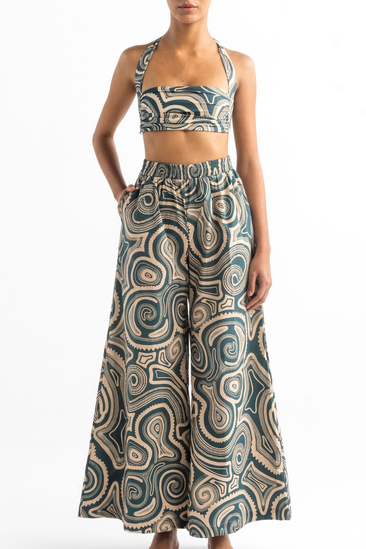 Isabella Green Pavoni Pants encantadore