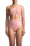 Top De Bikini Leonor Coral Domus