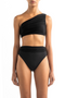 Leonor Black Top & Leo Black Bottom & Taylor Black Deco Sarong