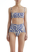 Anne & Atalia Blue Pavoni Bikini - Talla S