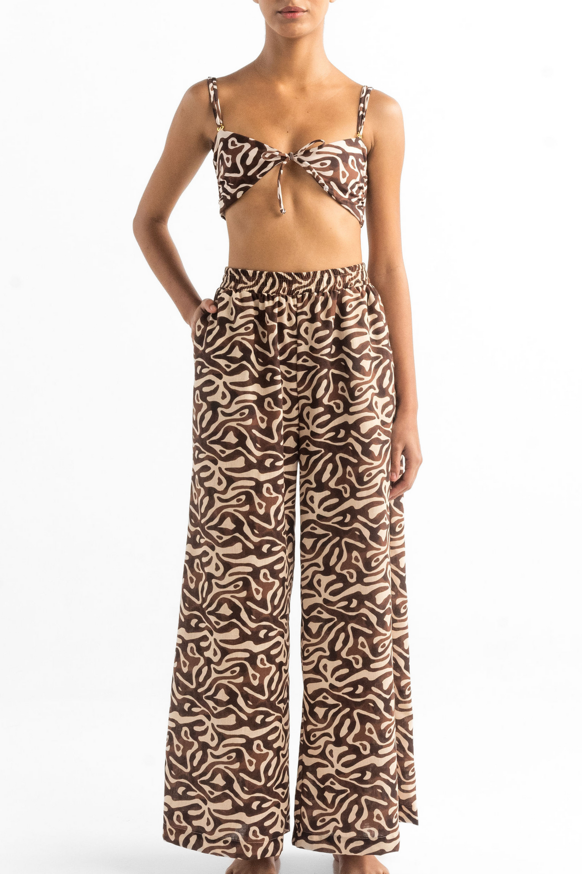 Jolie Brown Domus Pants encantadore