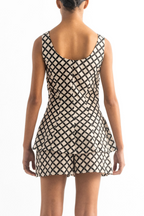 Federica Ivory Deco Vest encantadore