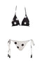 Top De Bikini Bimori Dots Black & Bottom De Bikini Tina Dots White