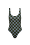 Vestido de Baño Entero Vivi Blue Checkers