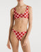 Top De Bikini Lu Red Checkers & Bottom De Bikini Luli Red Checkers