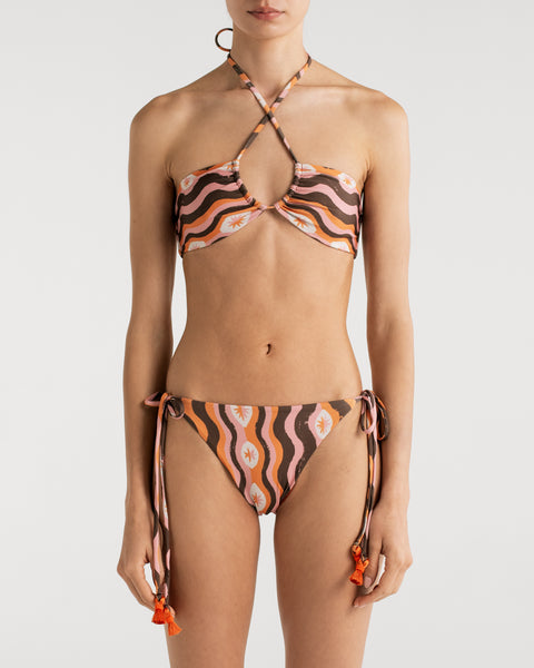 Bottom de Bikini Tina Star Waves Orange