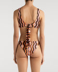 Top de Bikini Lu Star Waves Orange