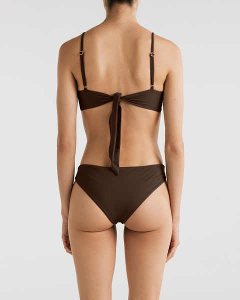 Top De Bikini Mila Brown & Bottom De Bikini Zahra Brown