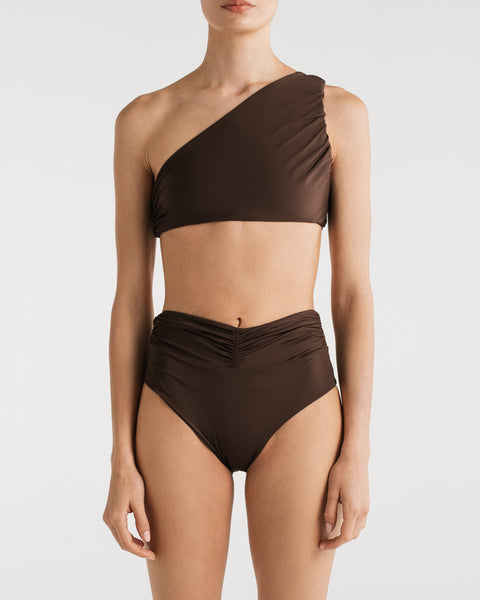 Top De Bikini Leo Brown & Bottom De Bikini Diani Brown