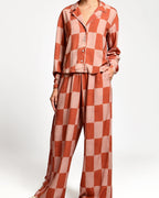 Camisa Maru Terra Checkers encantadore