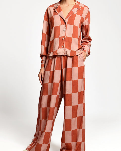 Camisa Maru Terra Checkers