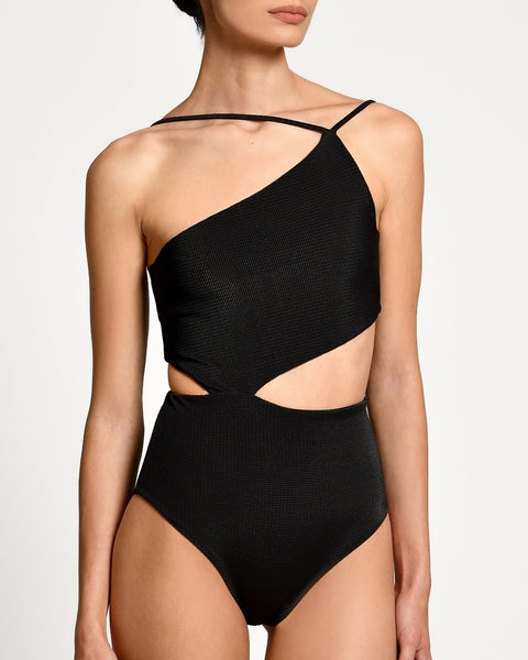 Vestido De Baño Entero Sabrina Texturized Black