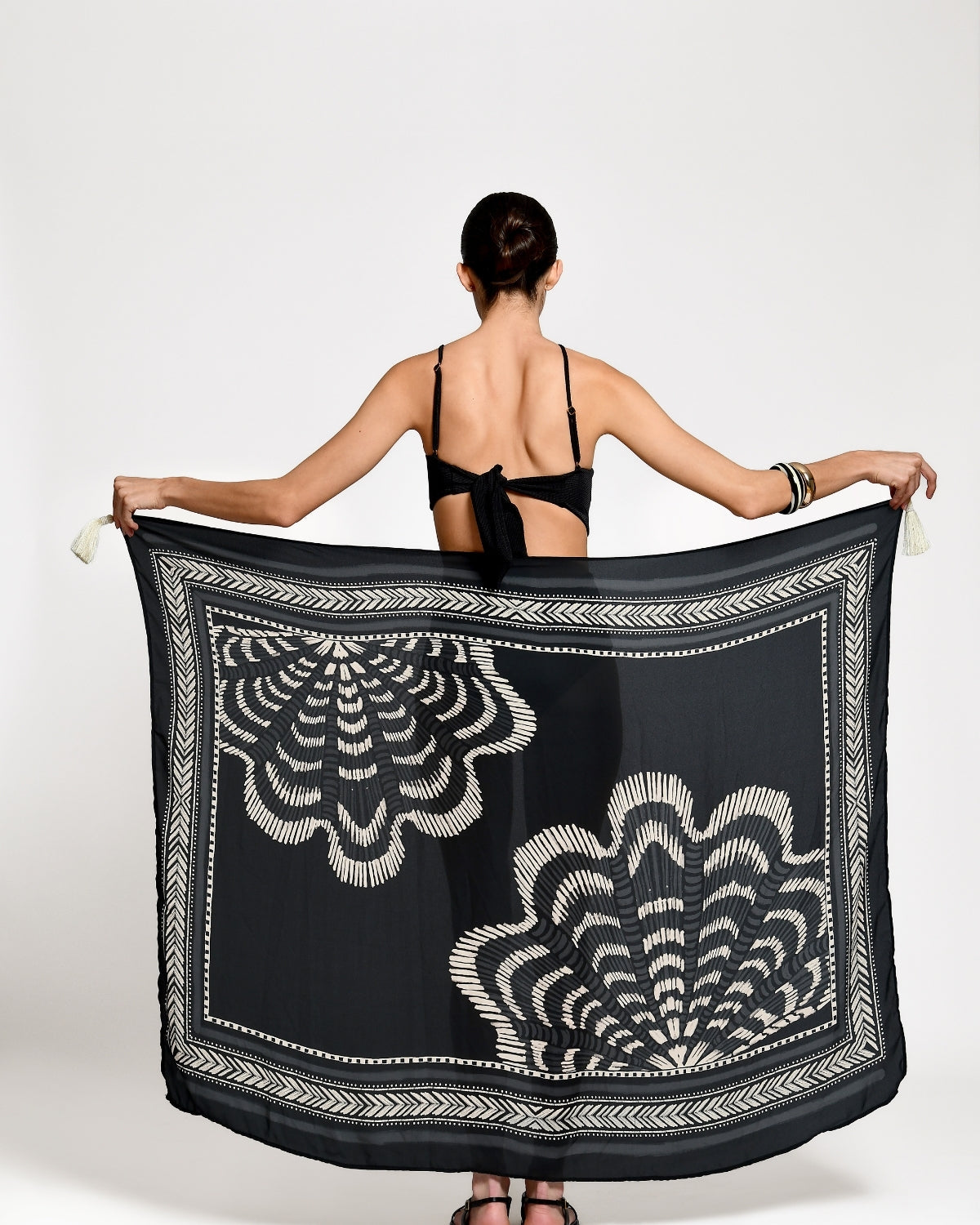 Pareo Taylor Midnight Shells encantadore