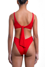 Luli Red Bikini Bottom encantadore