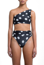 Leo Black Dots Bikini Bottom encantadore