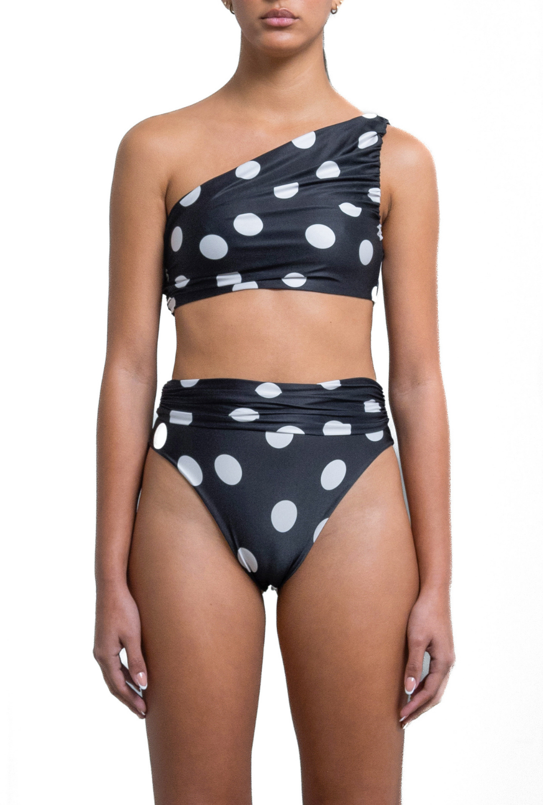 Leo Black Dots Bikini Bottom encantadore