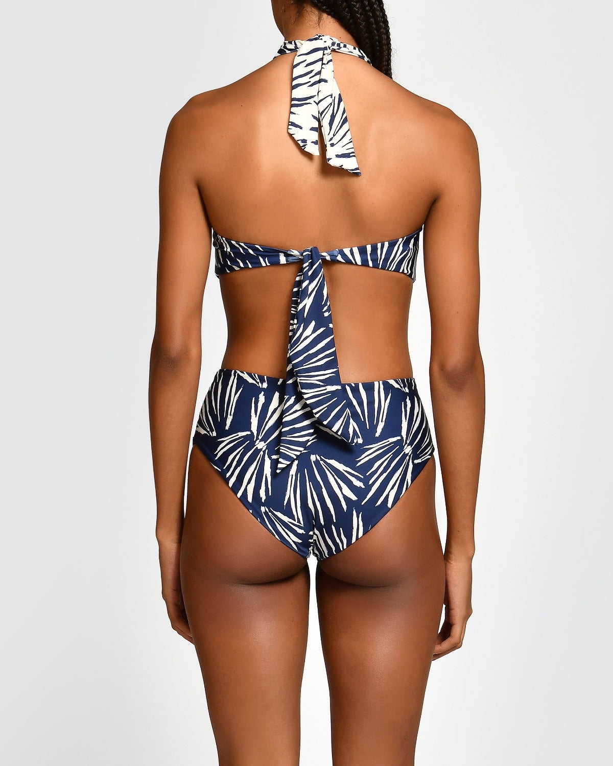 Top de Bikini Paola Navy Shells encantadore