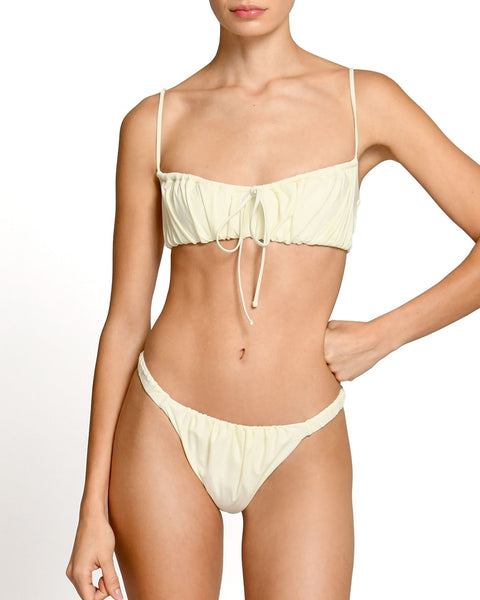 Top de Bikini Nori Ivory encantadore