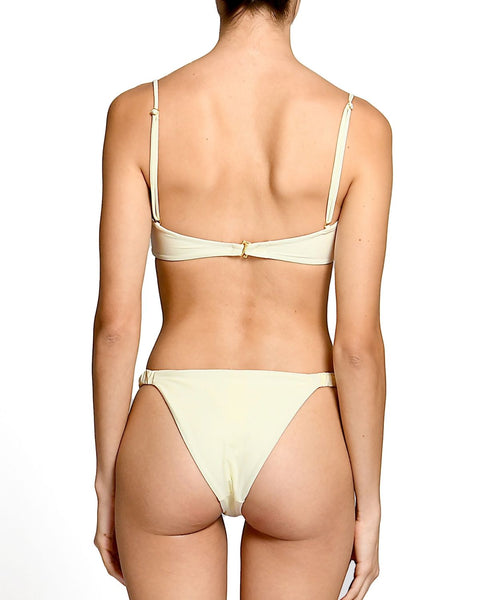 Top de Bikini Nori Ivory encantadore