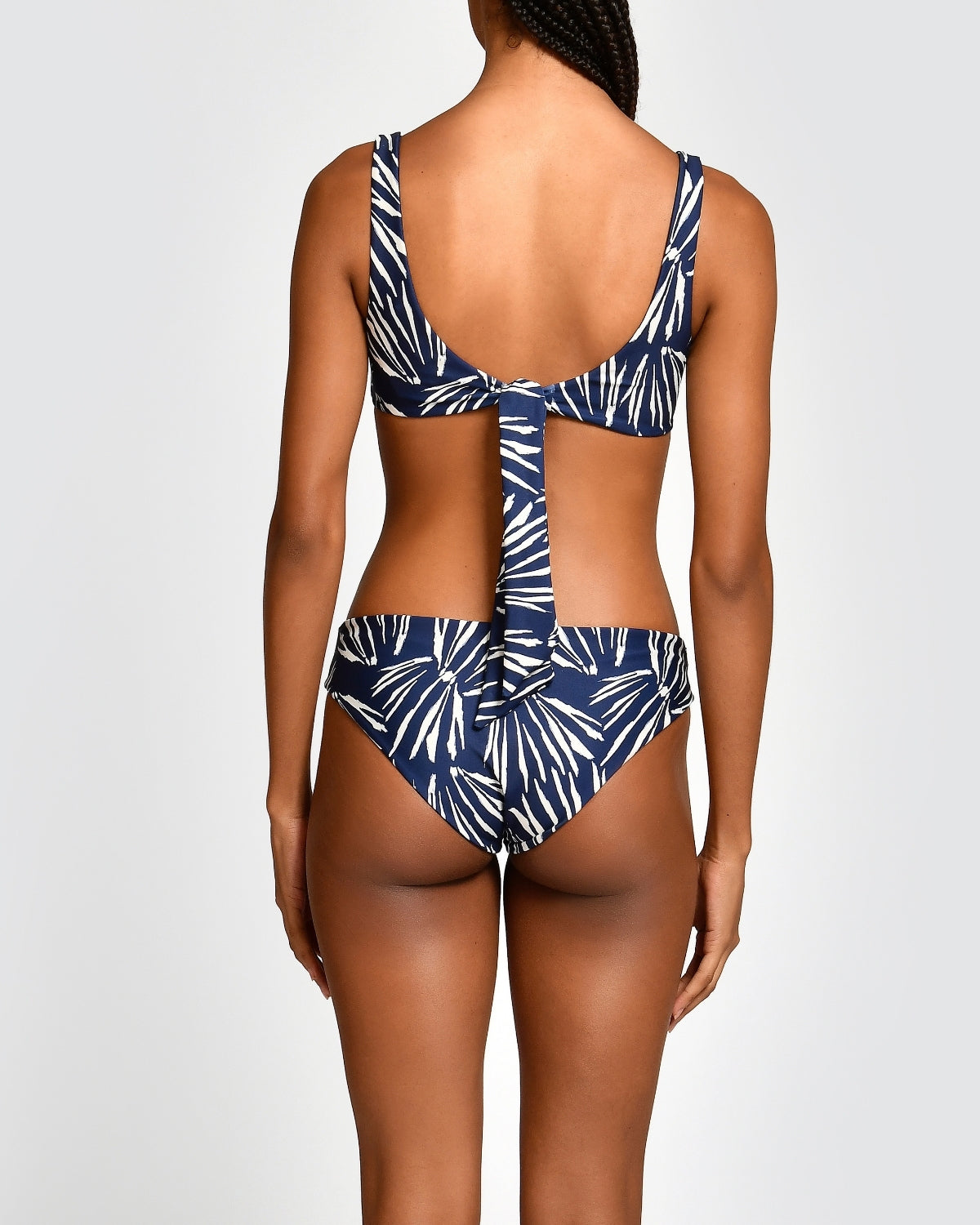 Top de Bikini Sofia Navy Shells Encantadore
