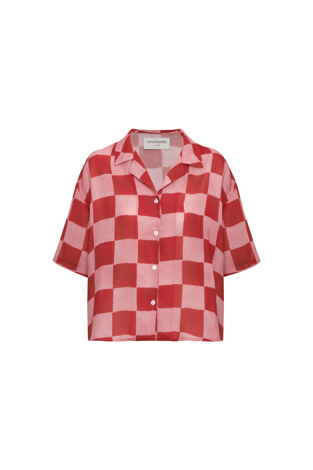 Alex Red Checkers Shirt encantadore