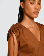 Camisa Cleo Brown encantadore
