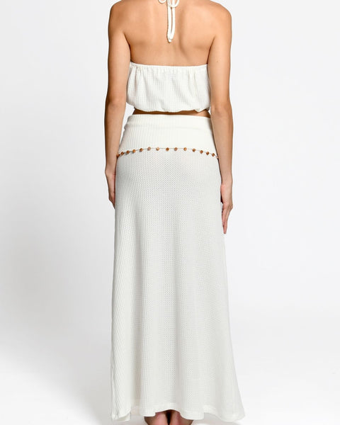 Top Tejido Sylvia Ivory encantadore