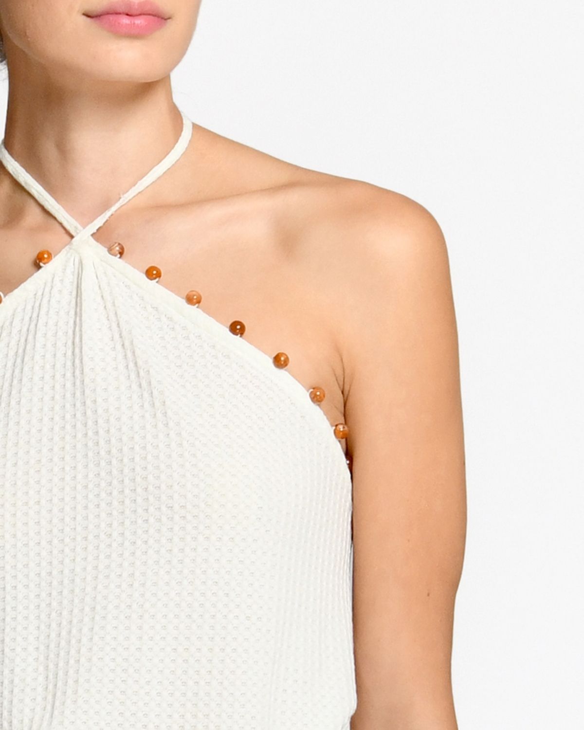 Top Tejido Sylvia Ivory encantadore