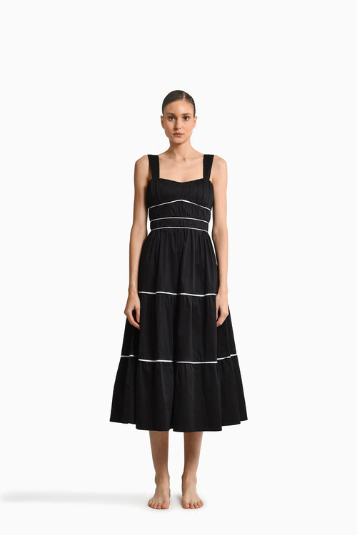 Ayda Black Dress encantadore