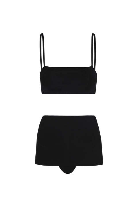 Top De Bikini Anne Black  & Bottom De Bikini Atalia Black