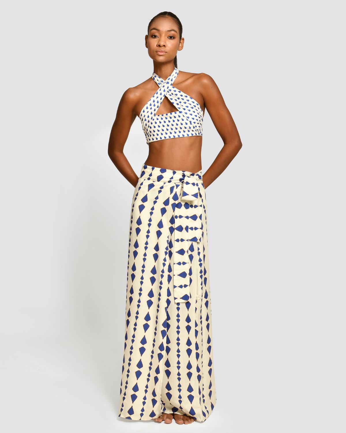 Falda Eleonora Mollis Blue Encantadore