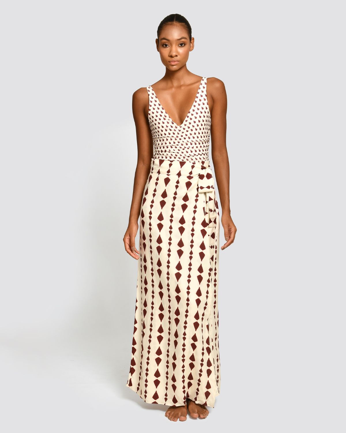 Vestido de Baño Enterizo Giulia Mollis Red Encantadore