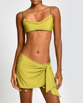 Falda Pareo Mini Saskia Rana Green Encantadore