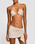 Falda Pareo Mini Saskia Mollis Red Encantadore