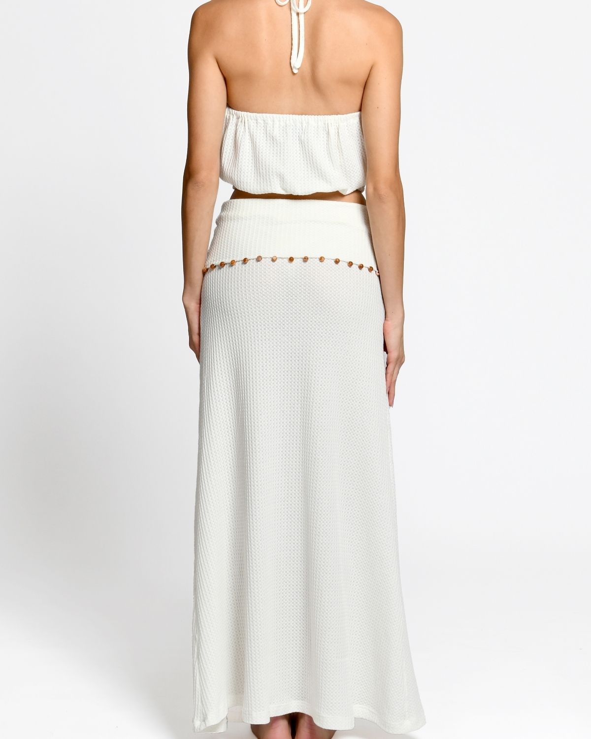 Falda Tejida Odette Ivory encantadore