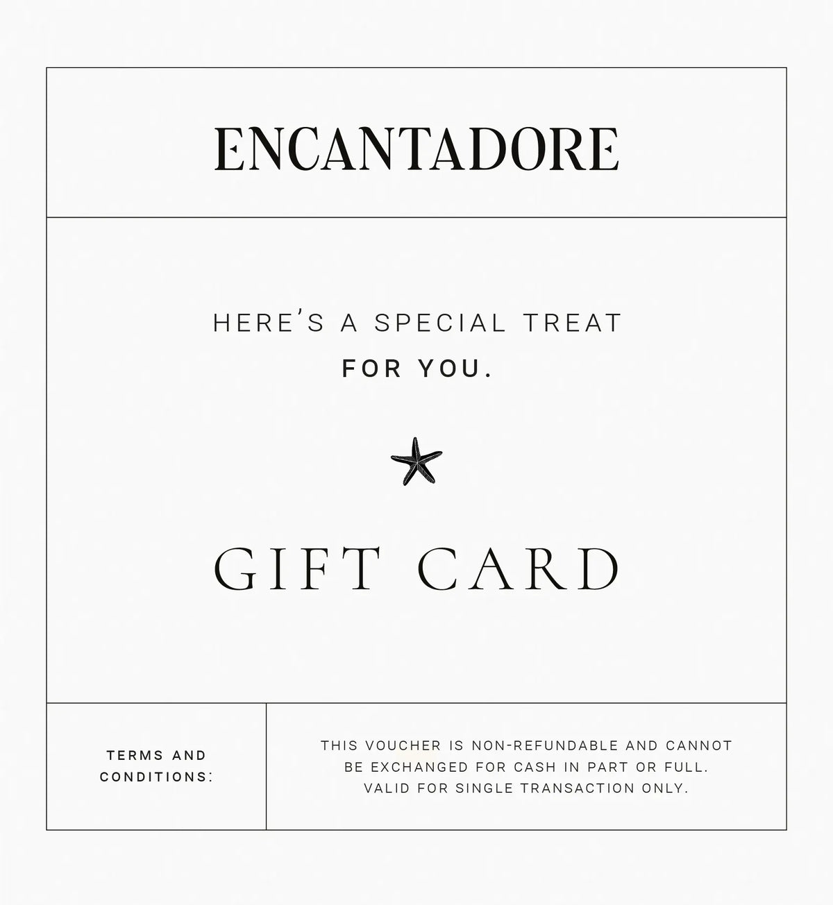 Tarjeta de Regalo encantadorestore