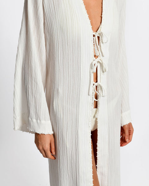 Kimono Alfi Ivory Embroided