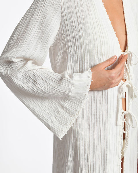 Kimono Alfi Ivory Embroided