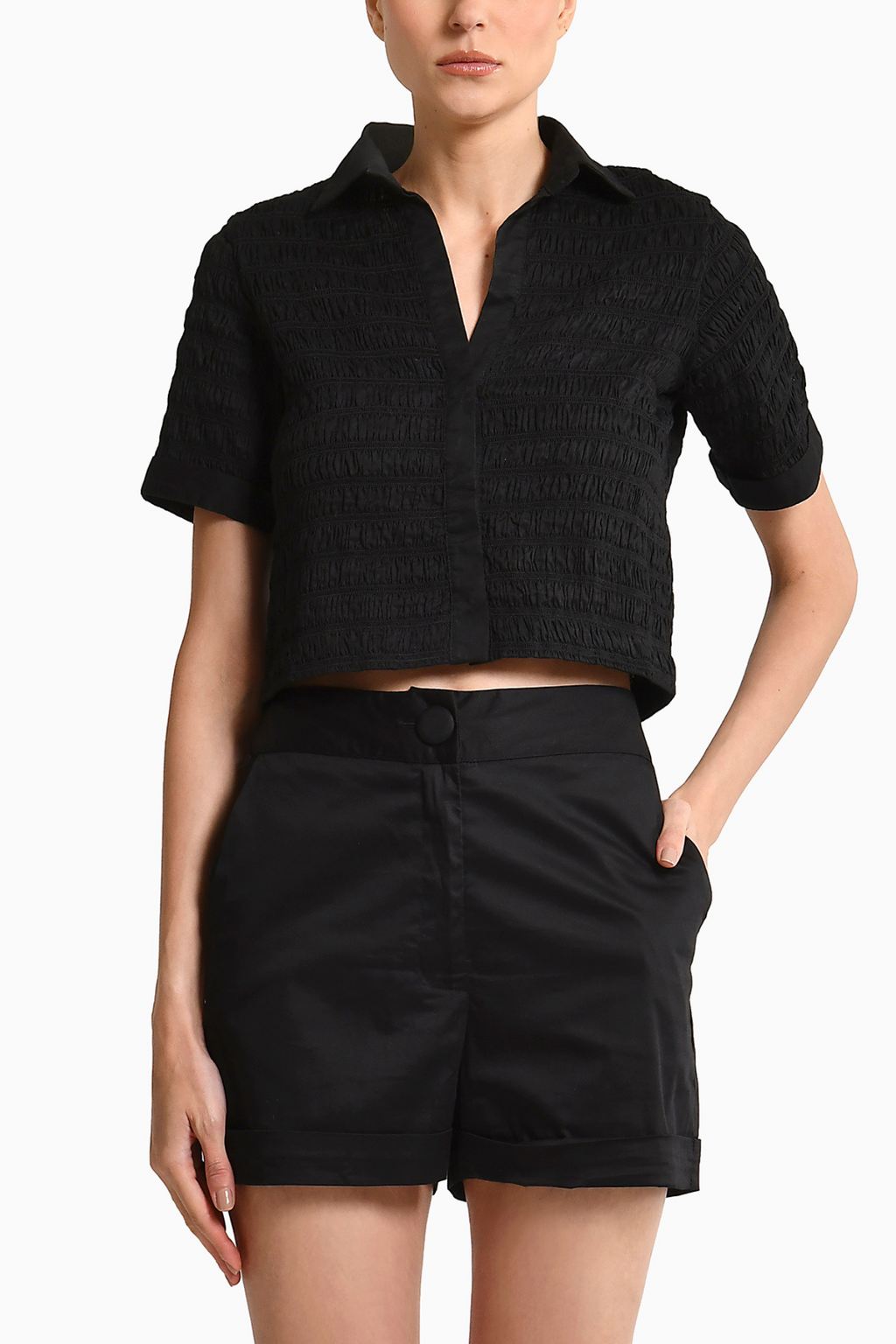Masha Black Blouse encantadore