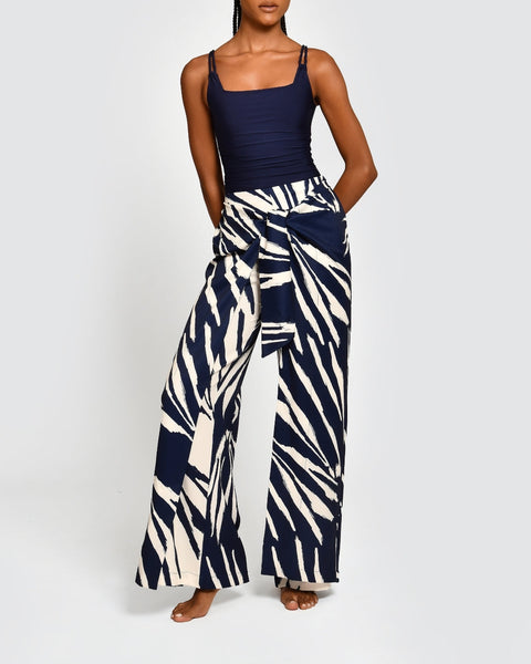 Pantalones Camille Navy Shells encantadore