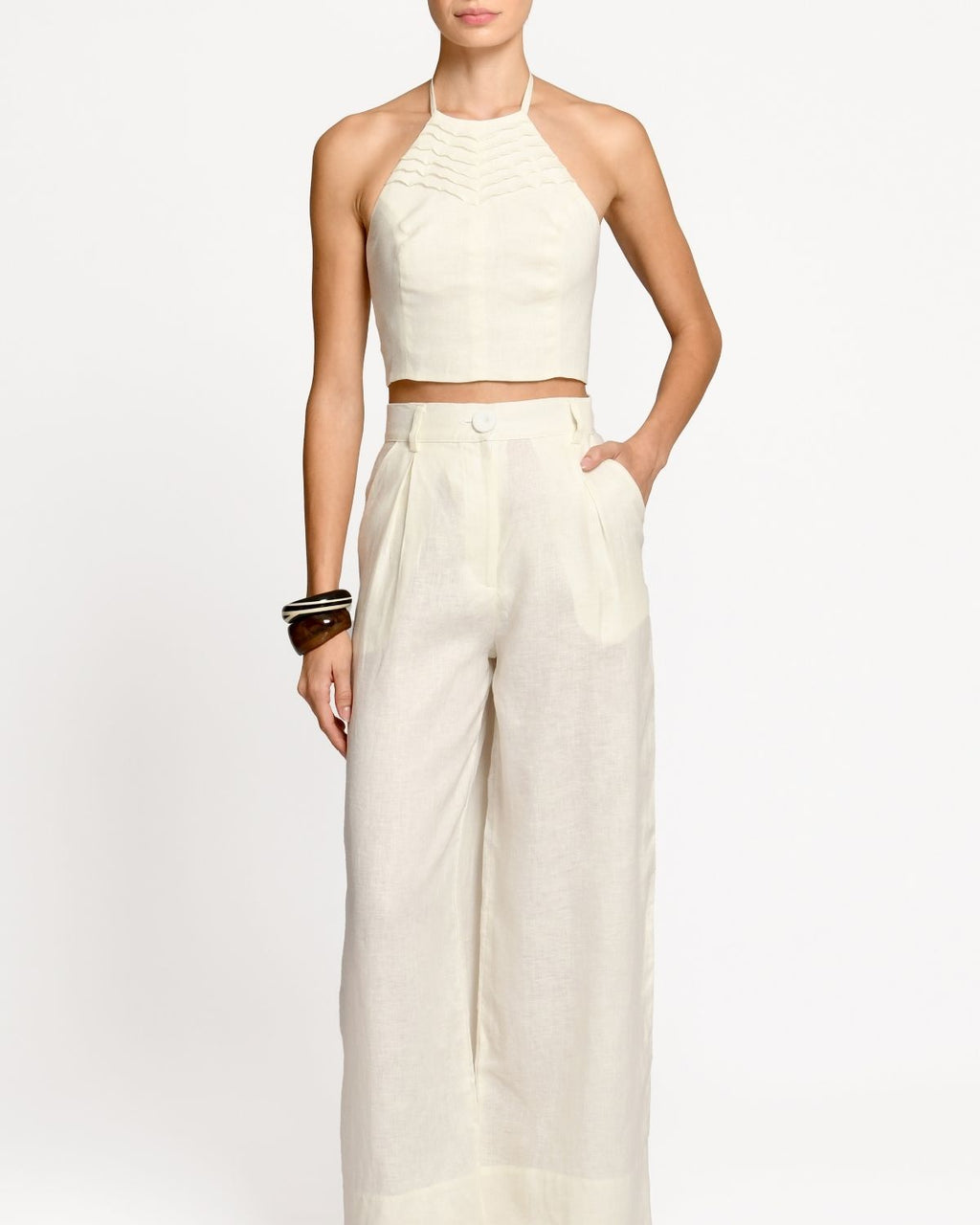 Pantalones Jolie Ivory encantadore