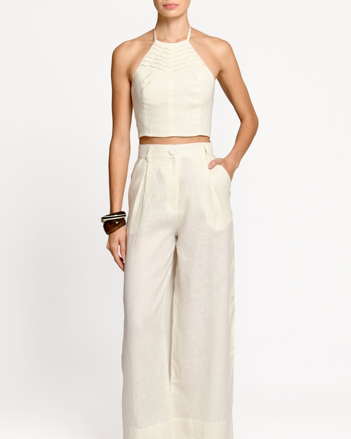 Pantalones Jolie Ivory encantadore